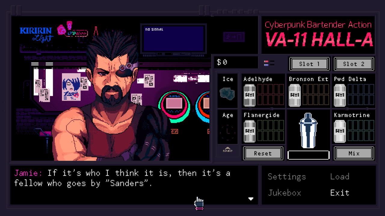 VA-11 HALL-A: Cyberpunk Bartender Action Free Download